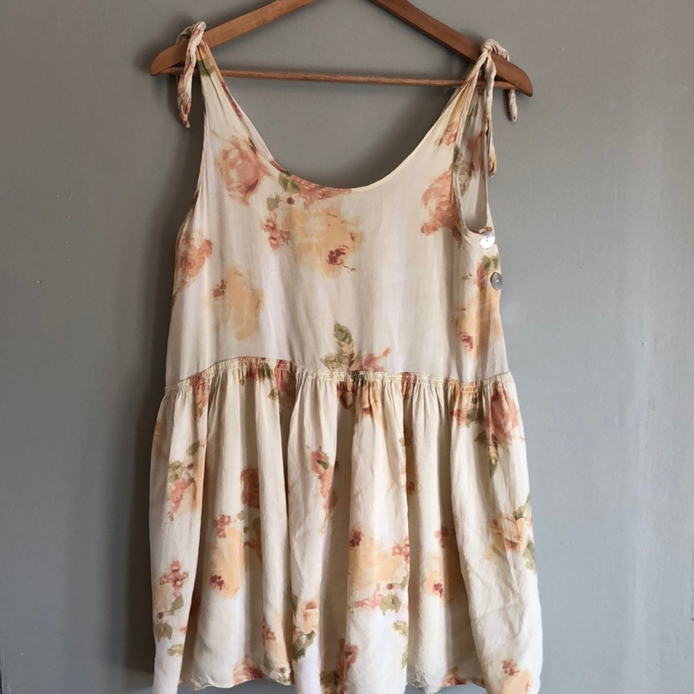 Urban Outfitter Floral Tunic Tank